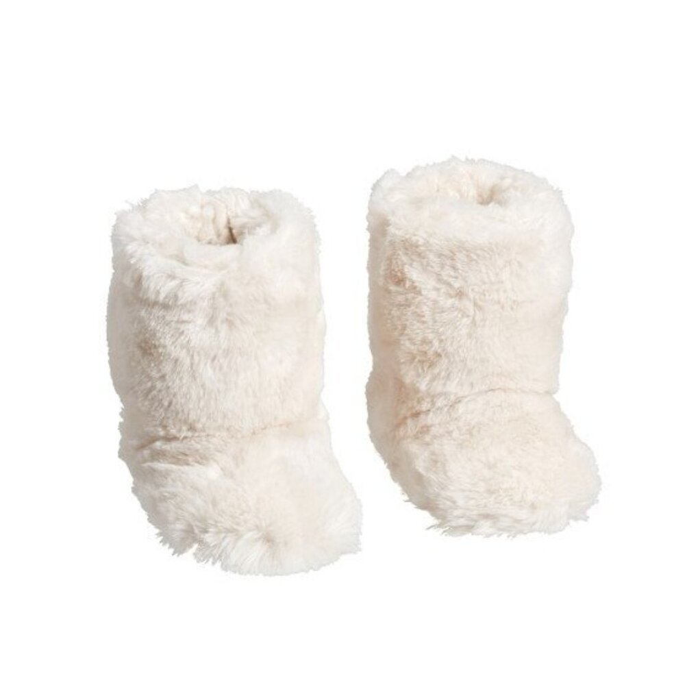 NWT Pottery Barn Kids Bootie Slippers, Ivory, size Large (13-2)